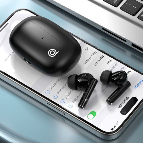 DIGIFON 8 BoomAir Bass TWS Environmental Noise Cancelling Earbuds - Dual Mic, Bluetooth 5.3, USB-C - digifon