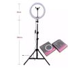 10-Inch LED Ring Light + K9 Dual Wireless Microphone Kit